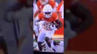 Quintrevion Wisner INSANE SPIN MOVE vs Miss State texaslonghorns cfb [upl. by Zoldi421]