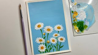 Flower painting tutorialacrylic painting tutorial acrylic painting for beginners [upl. by Jit]