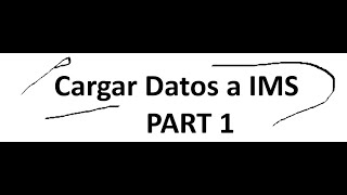 COBOLIMS  2 CARGAR DATOS DATABASE PART 1 [upl. by Rybma]