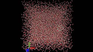 Molecular dynamics simulation of polycaprolactone in water [upl. by Nnoryt]