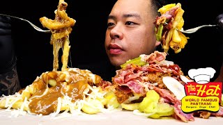 ASMR CHEESY POUTINE amp PASTRAMI CHILI CHEESE FRIES MUKBANG BIG SATISFYING BITES ASMRCRAVINGS [upl. by Ramilahs]