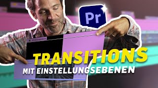 Premiere Pro Transitions mit Einstellungsebenen  Tutorials  Studio 1 [upl. by Dibri370]