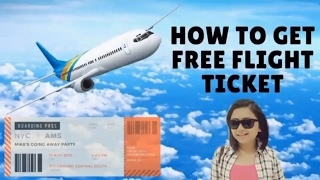 How to get a free flight ticket [upl. by Adnalohs]