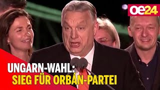 UngarnWahl Sieg für OrbánPartei [upl. by Adnawuj]