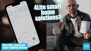 4Lite smart lighting and plug review with Jason Bradbury for Maplin [upl. by Enilehcim]