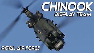 The fantastic 2024 Chinook role demo at RAF Cosford Air Show BLADESLAP [upl. by Malvin]