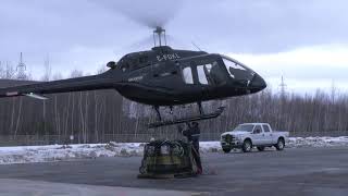 Bell 505 – Utility Cargo Hook Demonstration [upl. by Longfellow]