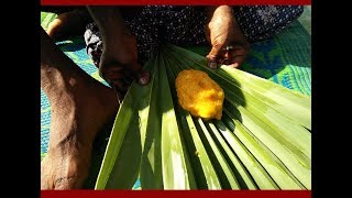 Toddy Palm cereal SweetThati kudumulu Making In My Village Indian Village Cookingcountry recipes [upl. by Ayram237]