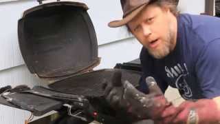 Restoring Weber Q 200 for the BBQ Season 2013 at the Farmhouse with Jimbo Jitsu DIY How to [upl. by Meehan995]