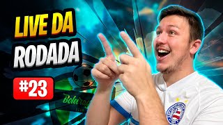 Cartola FC 2024  LIVE POKAS IDEIA RODADA 23 [upl. by Maurili370]