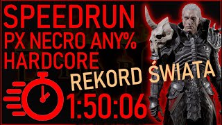 REKORD ŚWIATA HARDCORE NECRO SPEEDRUN PX ANY NORMAL 15006 IGT DIABLO 2 RESURRECTED [upl. by Ylecic63]