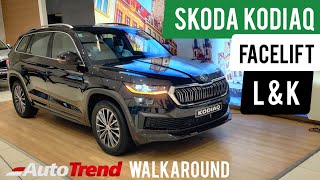 2022 Skoda Kodiaq SUV  Most Detailed Walkaround Review [upl. by Ecirtap]