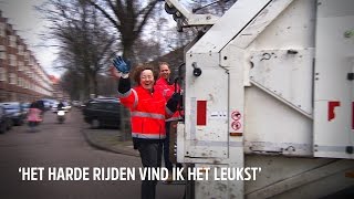 Jantie 78 mag mee achterop de vuilniswagen  De Beste Wensen Van 538 [upl. by Kama]