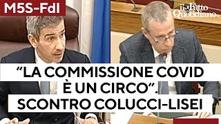 quotLa commissione Covid è un circoquot Scontro tra Colucci e Lisei FdI sulle parole del Presidente [upl. by Leeke]