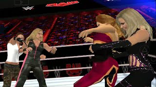 Beth phoenix Returns and Get confronted by Trish Stratus [upl. by Ainorev174]