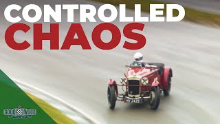 10 minutes of incredible prewar battles and drifts  Goodwood Revival [upl. by Kappel728]