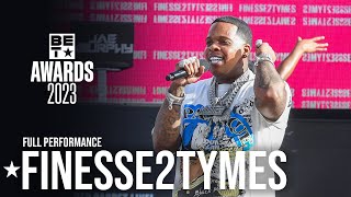 Finesse2Tymes Gets The PreShow Crowd Hyped With His Performance Of quotBack Endquot  BET Awards 23 [upl. by Asilanna42]