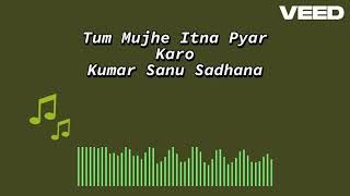 Tum Mujhe Itna  Kumar Sanu Sadhana [upl. by Sigfried]