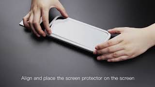 JETech iPhone Screen Protector Installing with Easy Installation Tool [upl. by Eendyc777]