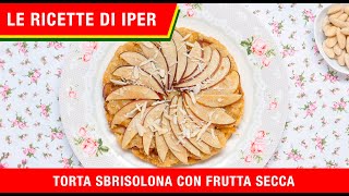 Torta sbrisolona con mele  Le ricette di Iper La grande i [upl. by Sirdi711]