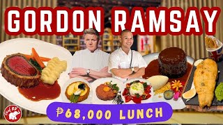 ₱68000 LUNCH AT GORDON RAMSAY WORTH IT BA  Team Chef RV [upl. by Venola]