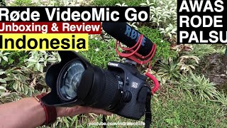 Røde VideoMic Go for DSLRMirrorless Camera  Review Indonesia [upl. by Atiran]