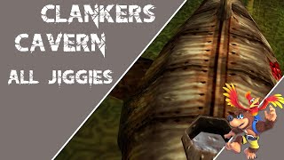 BanjoKazooie  Clankers Cavern  All Jiggy Locations [upl. by Kristel]