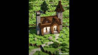 How to build a rustic diorite house in Minecraft minecraftbuilds minecraftbuilding [upl. by Lemmueu713]