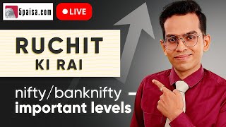 RuchitKiRai Daily Share Market Live Updates and Trading Tips with Ruchit Jain  25 Jan 23  5paisa [upl. by Eissalc]