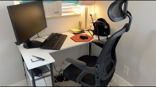 How to assemble a Mainstay Ergonomic office chair from Walmart [upl. by Walter]