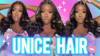 A BOMB AMAZON Wig You NEED 💖 Unice Hair 7x5 Pre Curled Bye Bye Knots Install amp Review [upl. by Hendrick809]