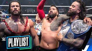 Roman Reigns teams up with The Usos WWE Playlist [upl. by Eittam]