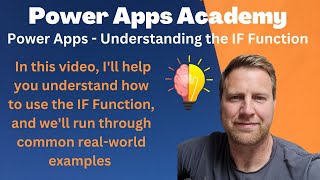 Power Apps  Understanding how to use the IF Function with realworld examples [upl. by Dyol]