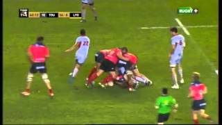 Top142014 2015J13Toulon vs LyonEssai Mitchell [upl. by Enorel]