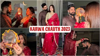 Our Karwa Chauth Celebration 🥰 2023  Shilpa Chaudhary [upl. by Sliwa]