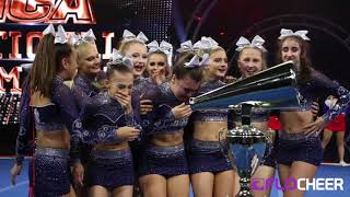 Cheer Express Miss Silver XS Senior 5 Makes History At NCA [upl. by Ayalat]