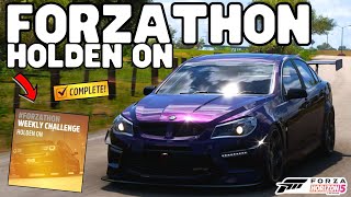 Forza horizon 5How to complete Weekly Forzathon HOLDEN ONPlaylist rewards amp Forzathon shop [upl. by Cruz545]