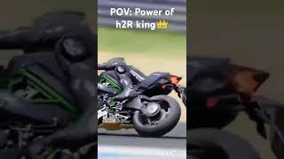 Kawasaki Ninja h24 ki speed King 👑 sportbike h2rtopspeed shorts [upl. by Nosyarg]