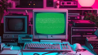 Unbelievable Retro Computer Setup Built Using a Green Screen [upl. by Hamish]