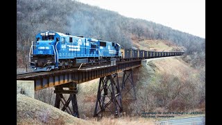 CONRAIL GE C307 amp C367 lead the way in the 1990s [upl. by Noseaj]