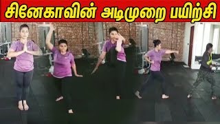 Actress Sneha Adimurai pratice Video Pattas  Dhanush CineNXT [upl. by Thaddeus]