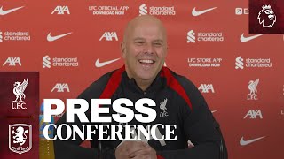 Arne Slots Premier League Press Conference  Liverpool vs Aston Villa [upl. by Nuahsyar]