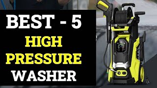 Top 5 Best High Pressure Washer in 2024 [upl. by Eulalie]