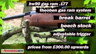 THE WEIRAUCH HW 90 GAS RAM 177QUICK LOOK [upl. by Seabrook980]