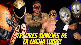 ¡Peores Juniors de la lucha libre Kung fu jr Tinieblas jr Santo jr Lizmark jr Solitario jr [upl. by Hamon]