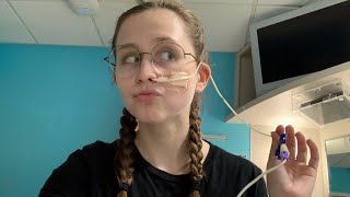 getting a feeding tube  hospital vlog 🏥 [upl. by Catherin]