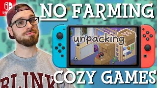 12 NON FARMING Cozy Games On Nintendo Switch WORTH GETTING [upl. by Salema284]