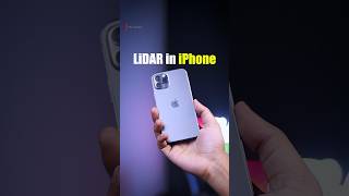 LiDar sensor in iPhone 🤯 [upl. by Nosnibor]