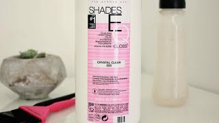 How To Do A Clear Gloss At Home  Shiny Hair Tutorial  Redken Shades EQ  Daniella Benita [upl. by Lazare]