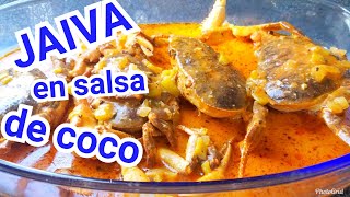 RECETA DE JAIVA EN SALSA DE COCO [upl. by Raseda]